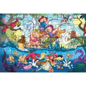 ROMPECABEZAS LOS TRES CERDITOS X 35 PZS