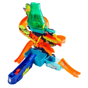 Hot Wheels City Pista Color Shifters Laboratorio Científico