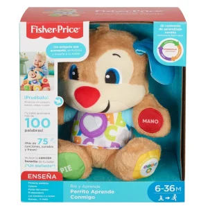 Fisher-Price Ríe y Aprende Juguete para Bebés Perrito Aprende Conmigo