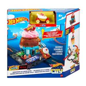 Hot Wheels City Pista de Juguete Heladería