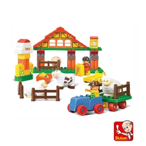 SLUBAN HAPPY FARM SET DE GRANJA BALDE X 55 PZS