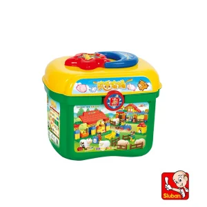 SLUBAN HAPPY FARM SET DE GRANJA BALDE X 122 PZS